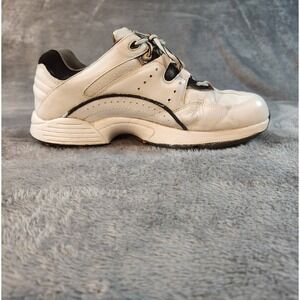 Footjoy Shoes Mens 8 White SuperLites Golf Leather Cushioned Soft Spikes 56732